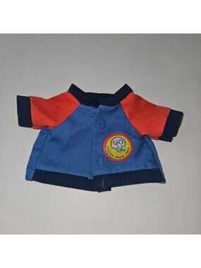 VTG Fisher Price Toys Blue Red Jacket Baby Doll Clothing